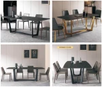 OEM 800x1600mm Artificial Sintered Stone Dining Table