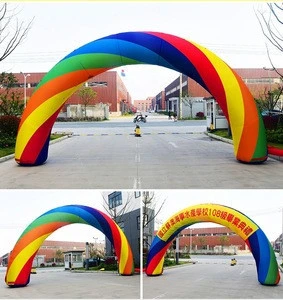 OEM customized inflatable arches advertising rainbow arch inflatable event tent outdoor