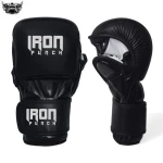 OEM Low Price High Quality Leather MMA Gloves Boxing Training Sparring MMA Gloves Best Quality