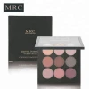 OEM wholesale makeup pressed glitter eyeshadow palette with luxury packaging