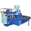 One Color PVC Air Blowing Shoe Injection Moulding Machine / Making Machine