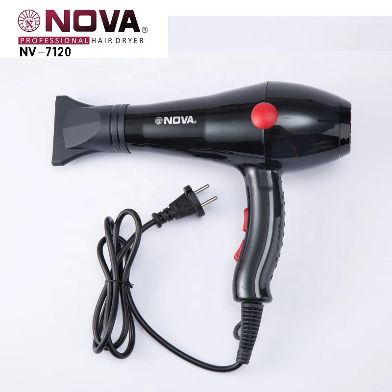One Step Salon Use High-Quality Professional Black Hot and Cold Wind Nova Hair Dryer