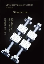 Optical axis guide rail heavy sliding linear bearing precision woodworking table saw linear guide rail slide seat