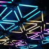 Orbisfly Disco Club Lights Dmx RGBW Led Kinetic Triangle Pixel Tube Stage Lighting
