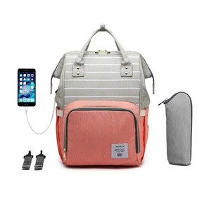 Original Lequeen baby travel bag with USB Charging port /diaper bag backpack / Baby Diaper Backpack bags
