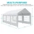 Import OUTDOOR 10 x 20 ft Heavy Duty Carport Canopy Car Garage Shelter Party Tent from China