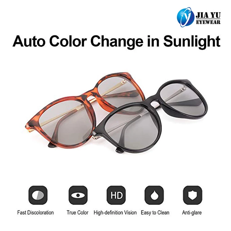 Outdoor 100% UV Protection Photochromatic Shades Sun glasses Photochromic Polarized Sunglasses
