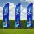 Import Outdoor Advertising exhibition event Feather Flag Flying Beach Flag banner stand , Teardrop Flag from China