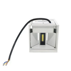 Outdoor LED Cube Wall Lamp Up And Down Adjustable Light Angle COB Aluminum AC85-265V 7W 12W LED Porch Light