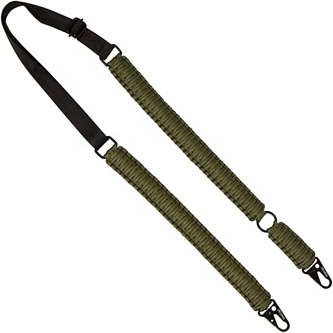 Outdoor Survival 2 Point Sling Ar 15 550 Paracord Tactical Sling Adjustable Webbing Nylon Single Point  Rifle Sling