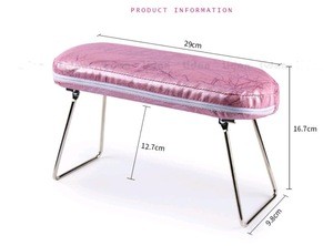 Pad Table Manicure Pedicure Tool  Leather Nail Art Hand Waterproof Pillow Wrist Support Mini Table Nail