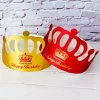 Paper hat manufacturers custom special edition gold card Happy birthday party crown cap Birthday decorations Wholesale