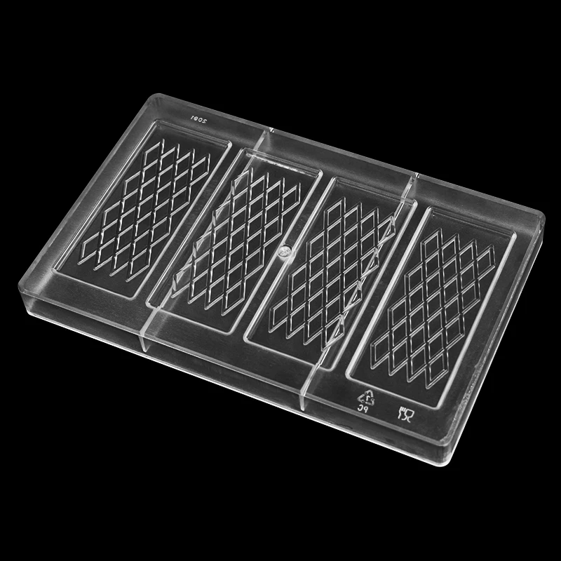 PC Mould Clear Hard Plastic Candy Polycarbonate Chocolate Bar Molds