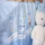 Import Percale 100% Cotton Toddler Bed duvet blue 3pcs crib baby cot bumper bedding sets from China