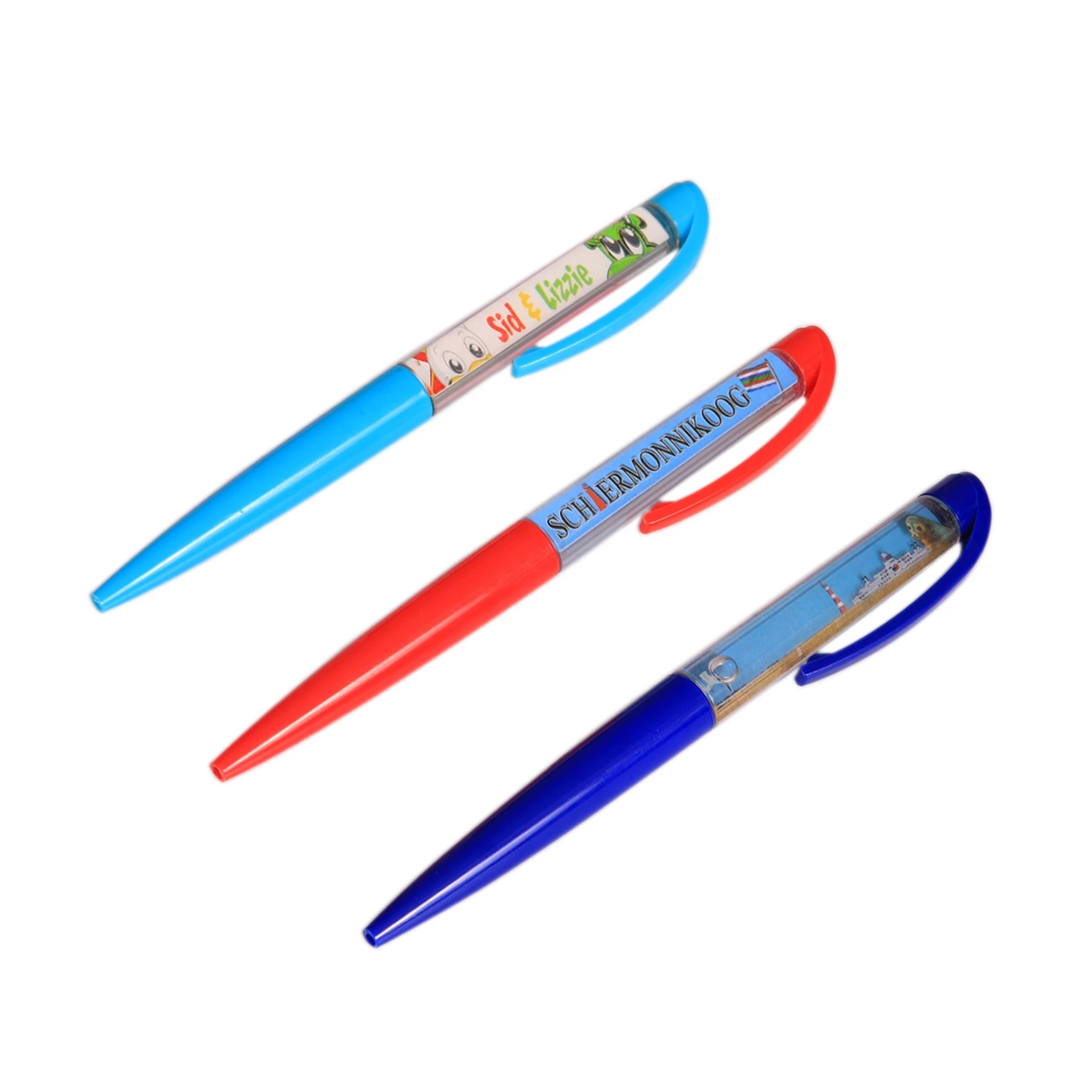 Personalized Pens With Glitter Plastic Promotional Gift Ballpoint Ink Pen