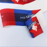 Personalized Unique Stretchable Band Printed Logo Elastic Belt Fancy Webbing for Covering Wallet