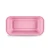 Import Pink carbon steel cake baking molds metal cake bakeware rectangle toast loaf pan pizza pans from China