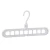 Import Plastic non-slip folding clothes hanger multifunctional hanger storage drying rack from China