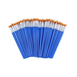 Plastic Rod Hook Pen Nylon Hair Oil Brush DIY Painting Brushes For Children