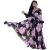 Import Plus size women clothing 2018 Fahion fat ladies dresses long sleeve chiffon maxi printed dresses from China