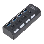 Pogo NEW Multi Port USB Hub High Speed 4 Port usb 2.0 hub Independent Switch Data Transfer + Charging  For Computer Laptop