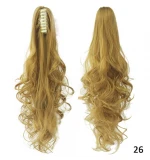 Ponytail Hair Extension Synthetic Hairpiece with a jaw/Claw Clip