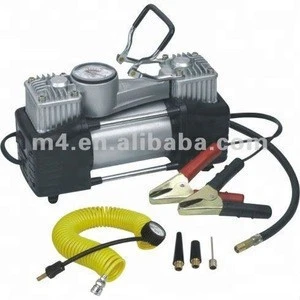 portable car tire inflate pump or air compressor