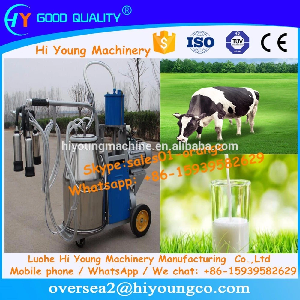 Portable cow milking machine/ nipple milking machine / vacuum breast milking machine