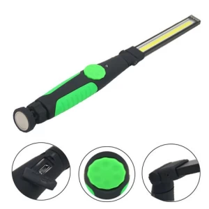 Portable Magnetic 8W Torch Lamp Hand Held Dimmable COB LED Slim Work Light For Car Repair