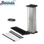Portable Podium Promotion Tension Fabric Counters for Trade Show Display