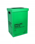 Portable waste bin collapsible pp corrugated bins