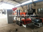 PP PE films bags scraps flakes two stage plastic recycling granulator