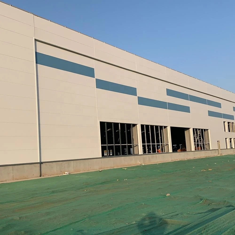Prefabricated steel structure warehouse /workshop/hangar/ storage building hall/small warehouse design