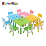 Preschool children furniture kids picnic table children table and chair set toys