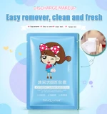 Private label BIOAQUA moisturizing cleansing remover film makeup remover cotton pads for heavy makeup