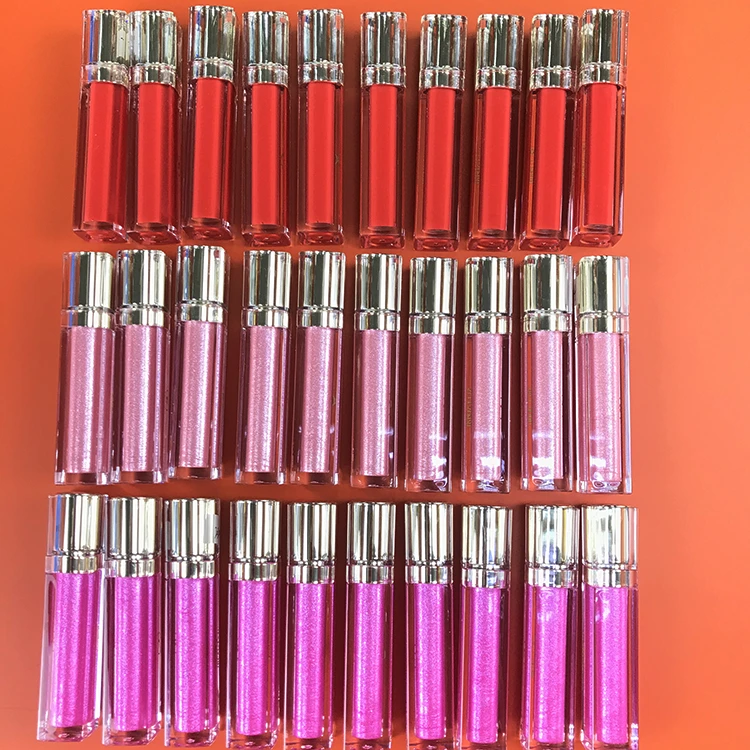 Private label cosmetics makeup custom lip gloss tubes