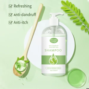 Private Label Oem Custom Natural Plant Extracts Powerful Anti-Dandruff And Anti-Itch 500ml Shampoo