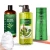 Import private label organic hair shampoo set argan oil keratin cbd hemp tea tree aloe vera ginger herbal shea butter shampoo from China
