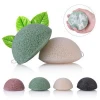 Private Label Wholesale Top Organic Natrual Facial Compressed Cleaner Magic Sponges Green Tea Import Konjac Sponge With Charcoal