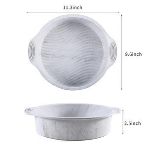 Professional Bakeware Non-Stick Silicone Round Cake Pan silicone cake molds Reusable BPA-Free FDA-Approved Large Baking Pans