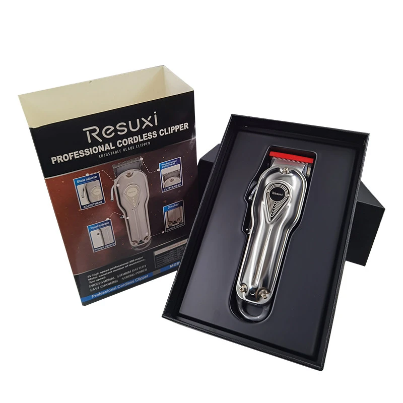 Professional Commercial Cordless Ergonomic Classic Electric Metal Finish Barber Professional Hair Clipper