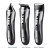 Professional Cordless 3in1 mens hair trimmer Electric Beard Shaver Hair Clipper mini portable All In One trimmer hair clipper