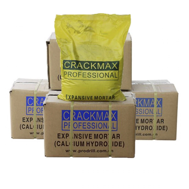 Professional  crackmax Soundless Expansive Mortar For Stone Cracking Powder