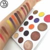 Professional metallic 14 color cosmetics makeup eye shadow