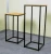 Import Promotional Cube Side Table Solid Wood Side Coffe Table Metal from China