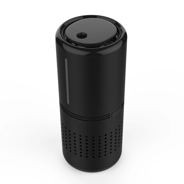Promotional Custom Black Home Small Portable Hepa Filter Usb Charging Car Air Purifier