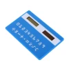 promotional solar power credit card size calculator Mini Pocket Calculator for purse