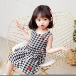 Puff Sleeve Children Summer Baby Frock Dress Smocked Clothing Sets Baby Dresses Girls Smocked Dress Hand Made Embroidery