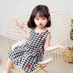 Puff Sleeve Children Summer Baby Frock Dress Smocked Clothing Sets Baby Dresses Girls Smocked Dress Hand Made Embroidery