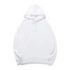 Pure cotton sweater autumn and winter solid color customized DIY sweater terry hooded pullover sweater high street fashion cloth